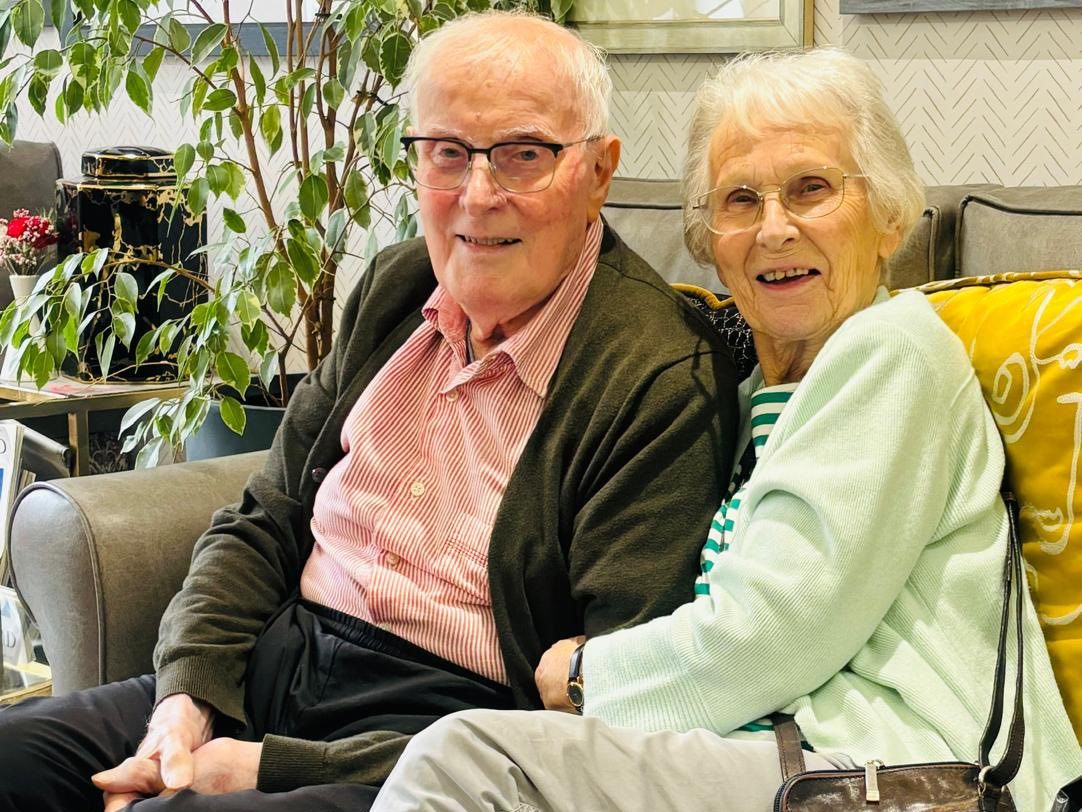 Couple at Park view care home Ipswich